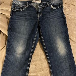 Women’s Silver Jean Capri’s Size 33